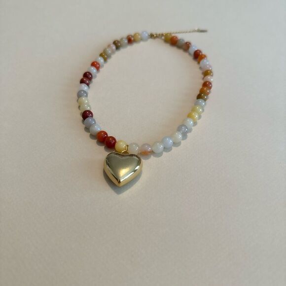 Boho heart necklace #1281 - Picture 4 of 5